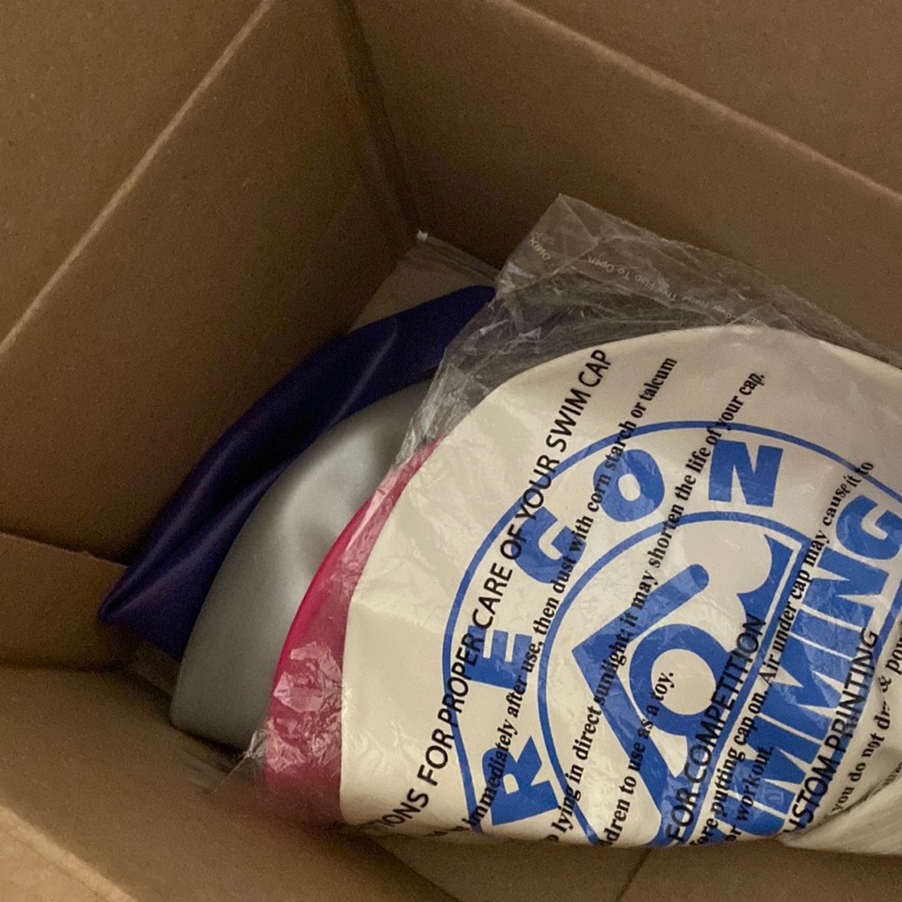 bundle of swim caps